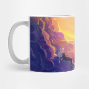 Cats and Sunrise Mug